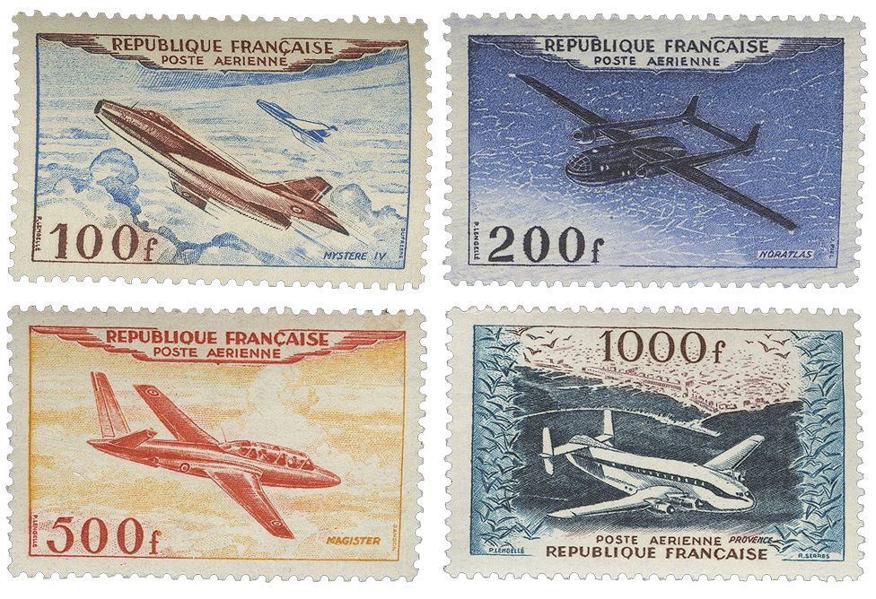 n° 30/33* - Timbre FRANCE Poste Aerienne