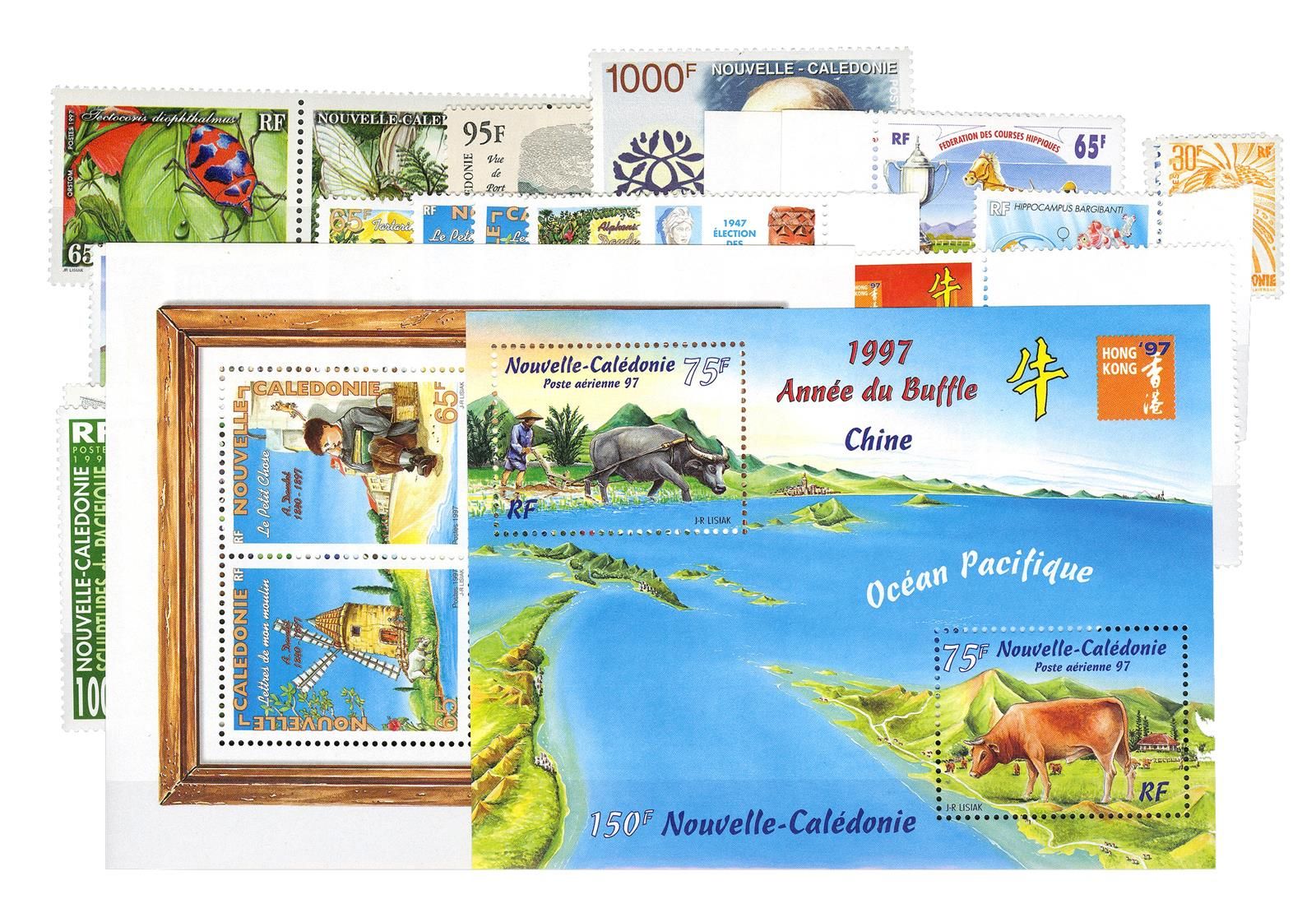 NOUVELLE CALEDONIE : n° 725/746** + PA n° 340/346** + BF n° 18/19**