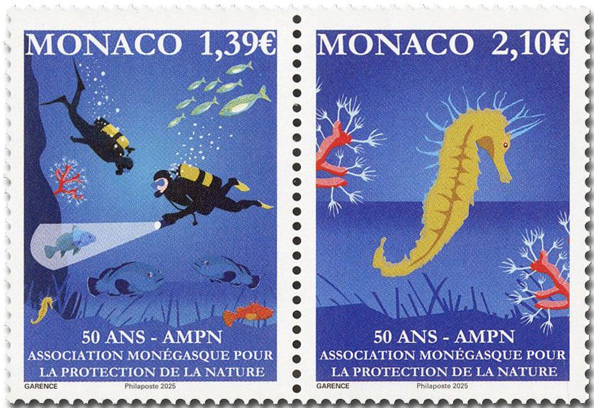 n° 3488/3489 - Timbre MONACO Poste