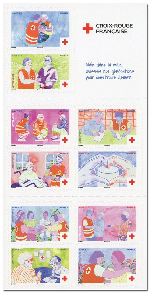 n° 2069 - Timbre France Carnets Croix-Rouge (2025) (BC2554)