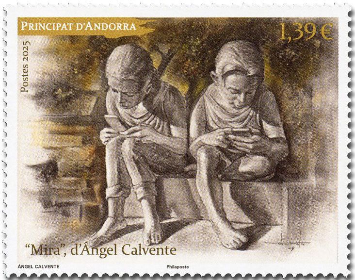 n° 927 - Timbre ANDORRE Poste
