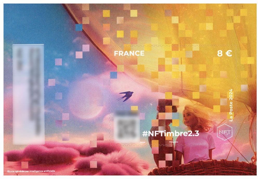 n°2-3 - Timbre FRANCE Timbres Crypto