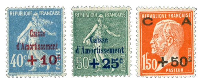 n° 246/248* - Timbre FRANCE Poste