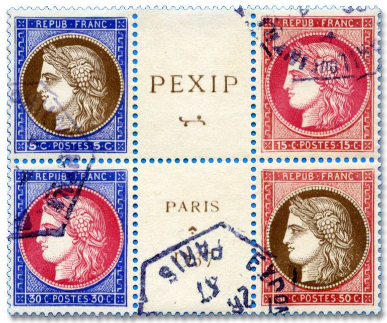 n° 348/351 obl. - Timbre FRANCE Poste