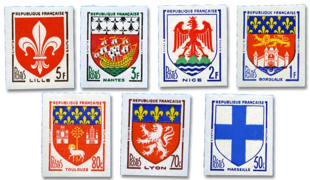n° 1180/1186** ND - Timbre FRANCE Poste