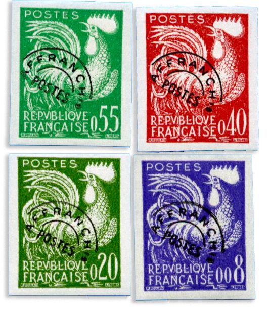 n° 119/122** ND - Timbre FRANCE Preobliteres
