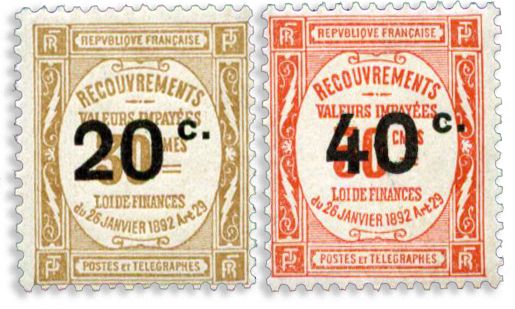 n° 49/50* - Timbre FRANCE Taxe