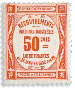 n° 47* - Timbre FRANCE Taxe