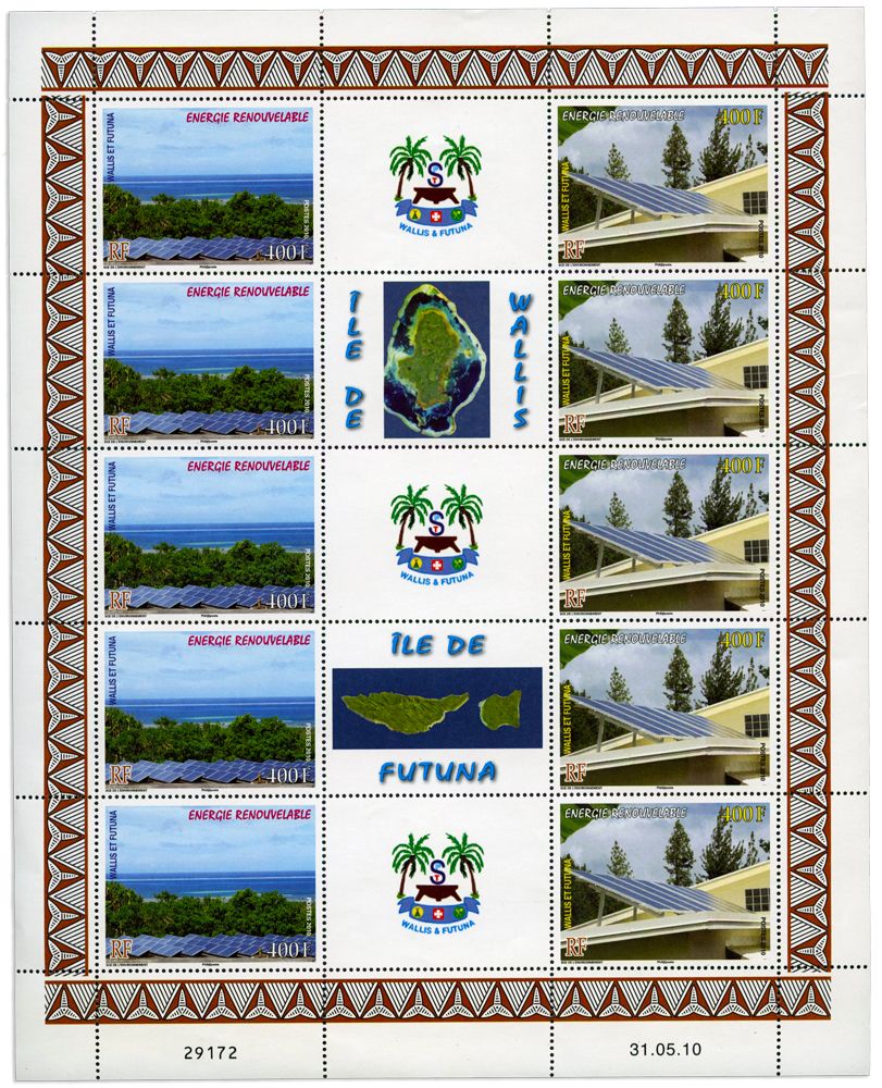 n° 737/738** - Timbre WALLIS ET FUTUNA Poste