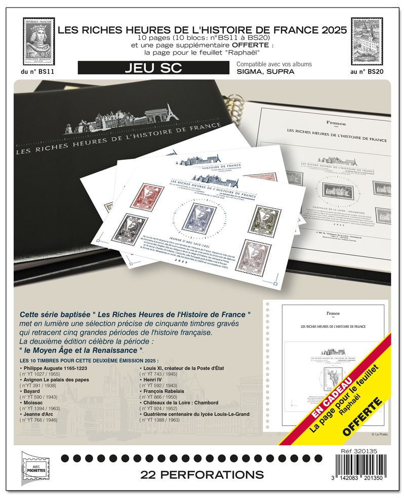 TRESORS DE LA PHILATELIE : 2014 (sets with mounts)