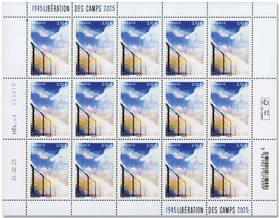 n° F179 - Timbre France Feuillets de France (n° 5871)