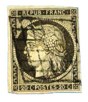 France : n° 3c obl. TB