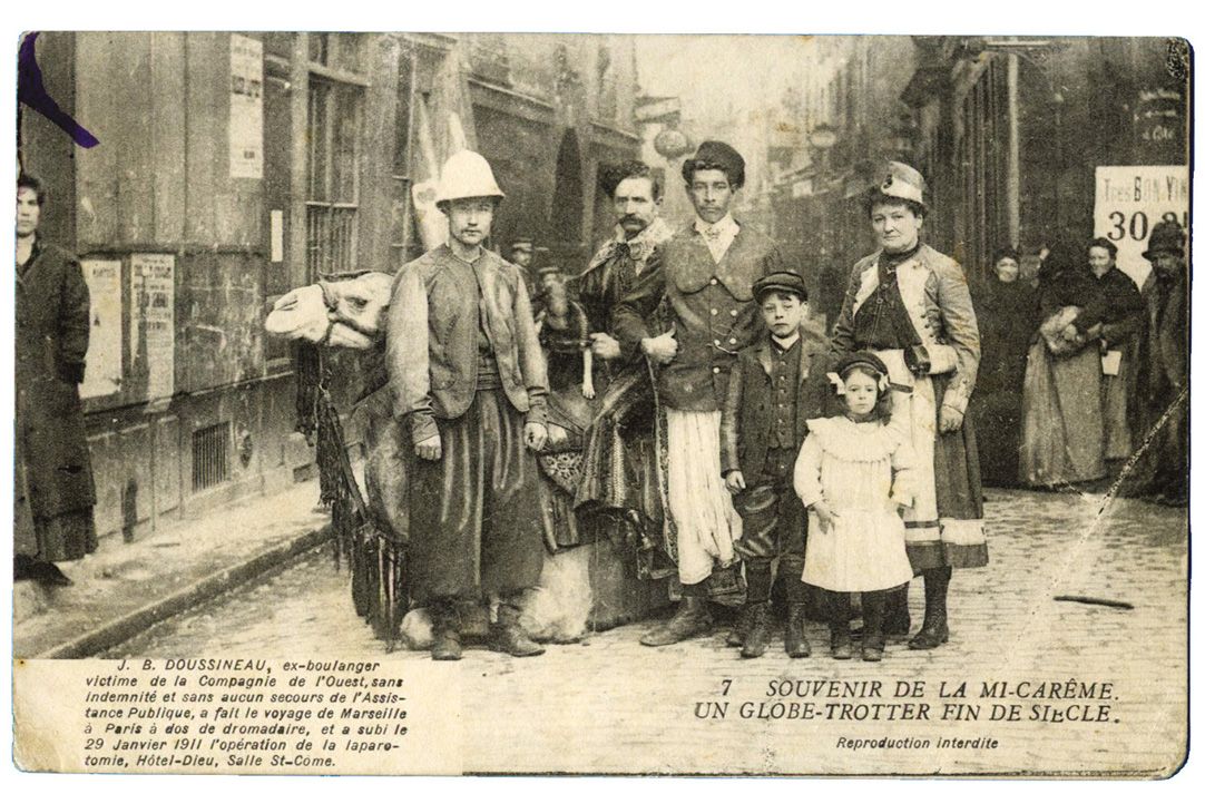 France : Souvenir de la Mi-Carême. Un Globe-trotteur fin de siècle France : Souvenir de la Mi-Carême. Un Globe-trotteur fin de siècle