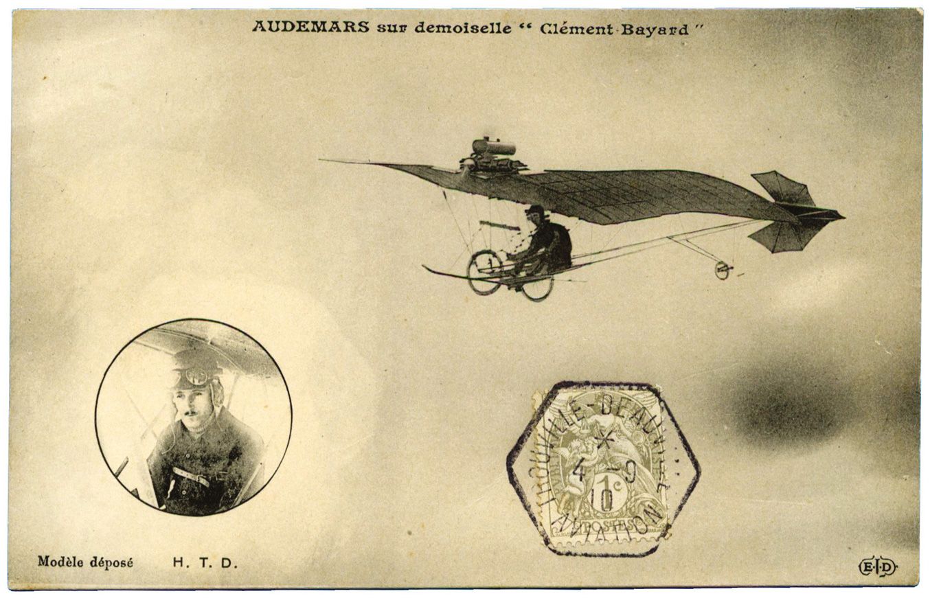France : Quinzaine d´Aviation de la Baie de Seine. Cachet hexagonal Trouville-Deauville- aviation- 4/9/10