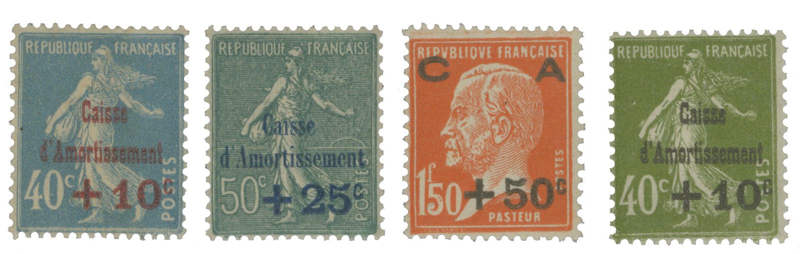 France : n° 246/248** + 275** France : n° 246/248** + 275**