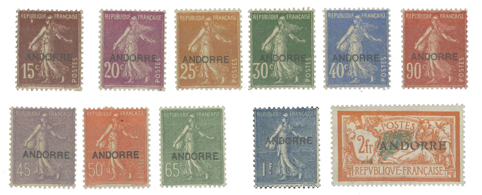Andorre : n° 7/12, 14/16, 18/19** Andorre : n° 7/12, 14/16, 18/19**