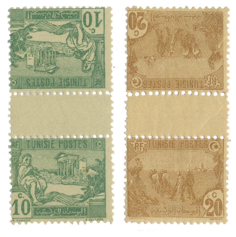 Tunisie : n° 34b, 76a*