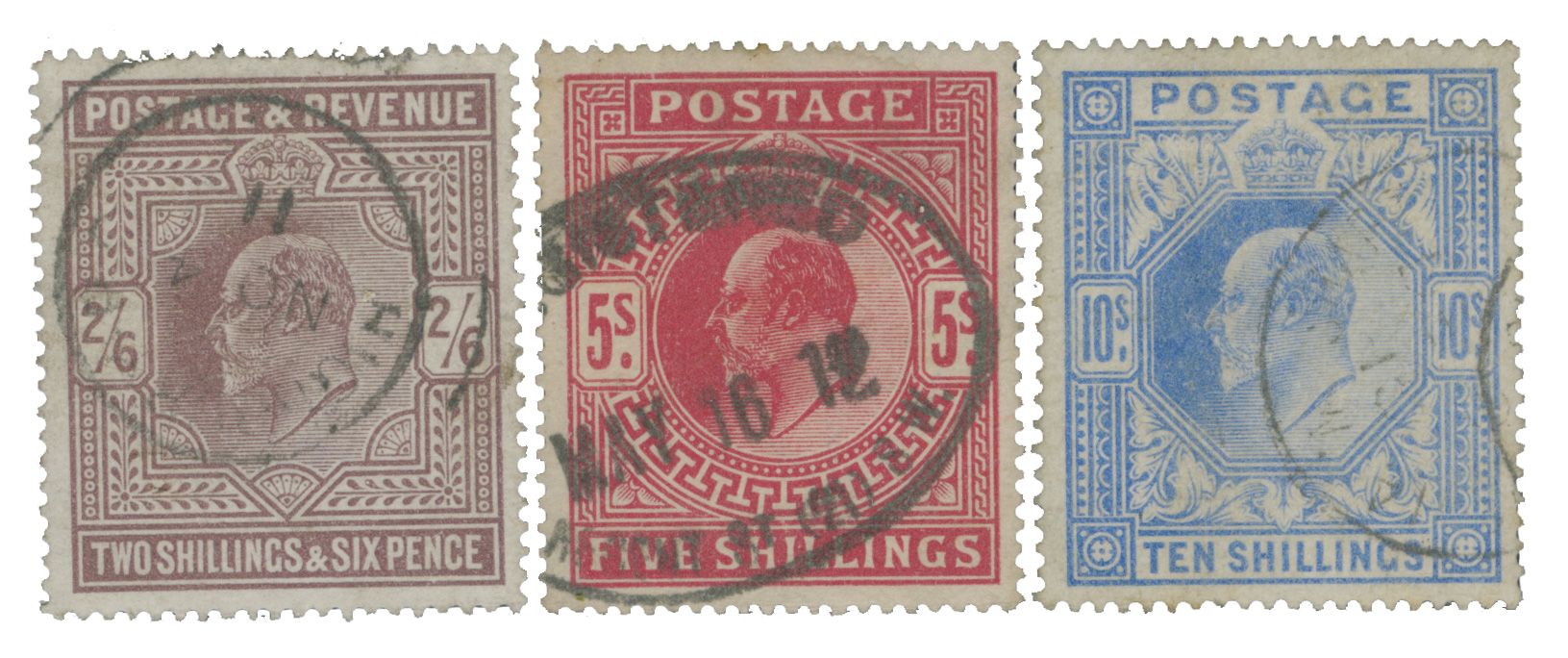 Grande-Bretagne : n° 118/120 obl.