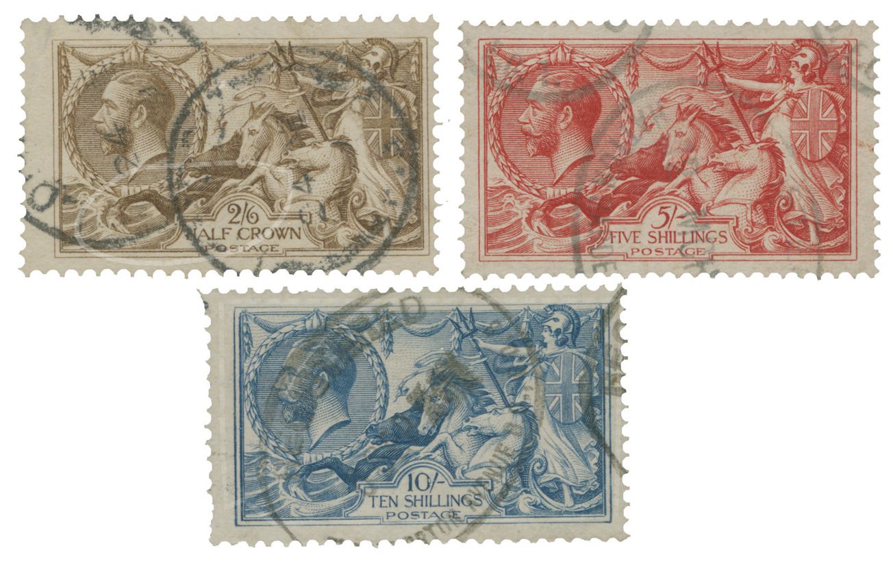 Grande-Bretagne : n° 153/155 obl.