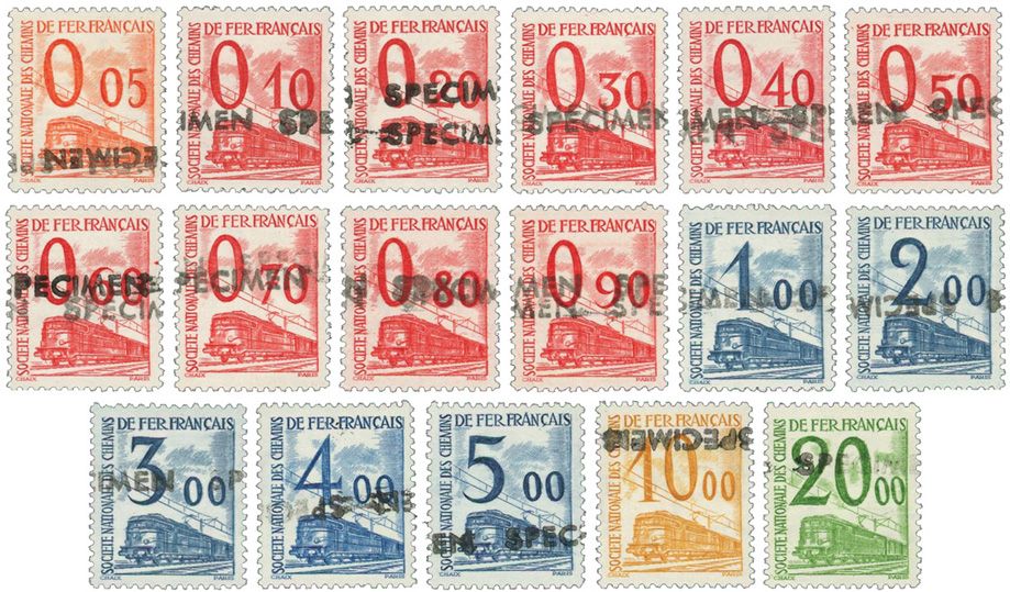 France : Timbres pour Petits Colis 65sf/81sf**