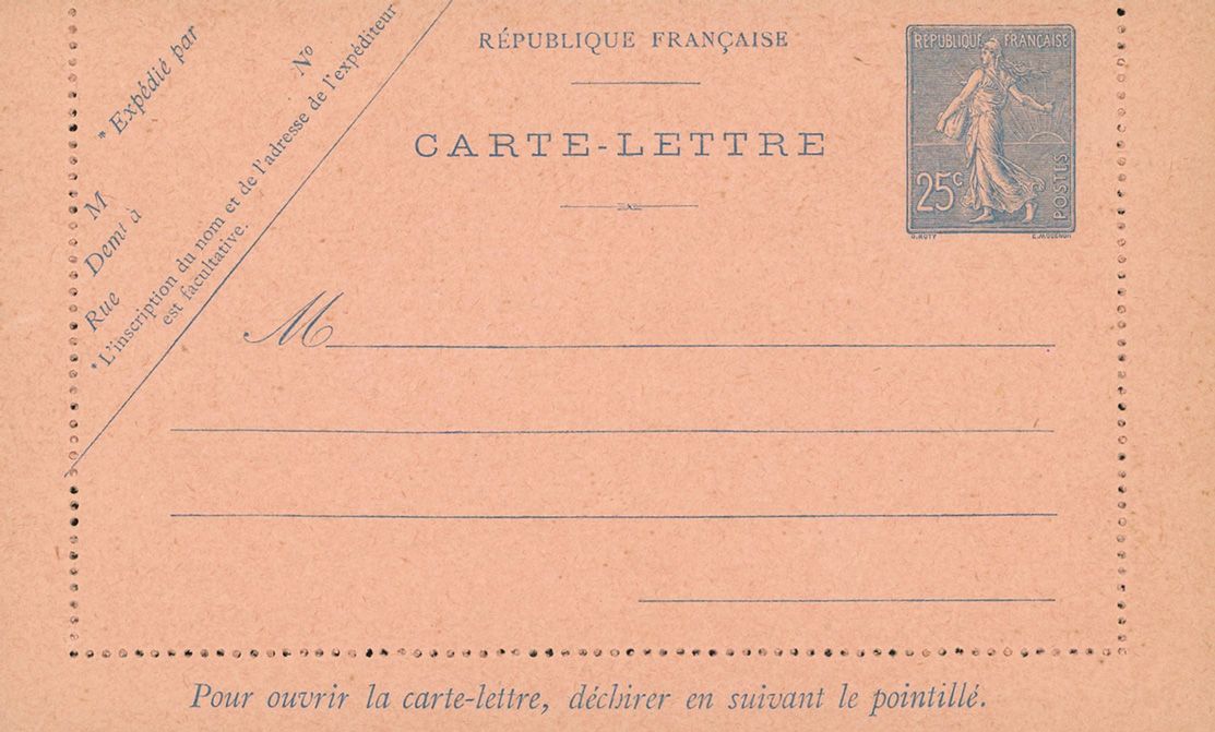 France : Entier postal CL n° C1