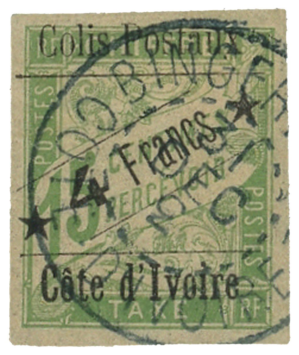 Cote d´Ivoire : CP n° 9a obl. TB