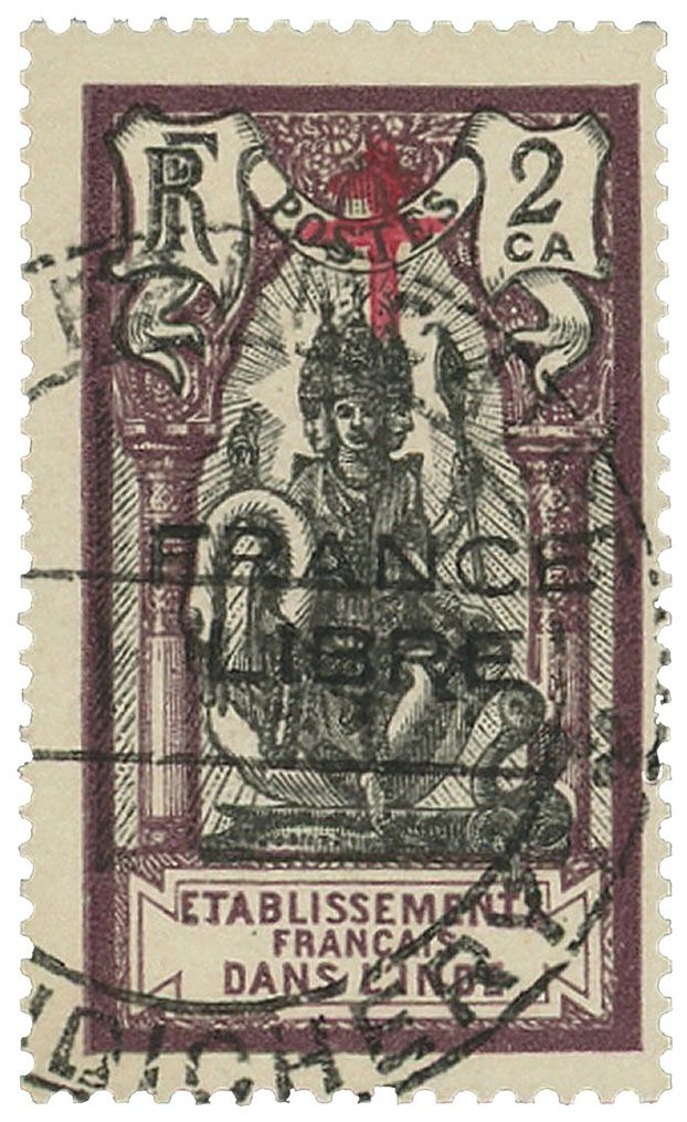 Inde : n° 177b obl. TB