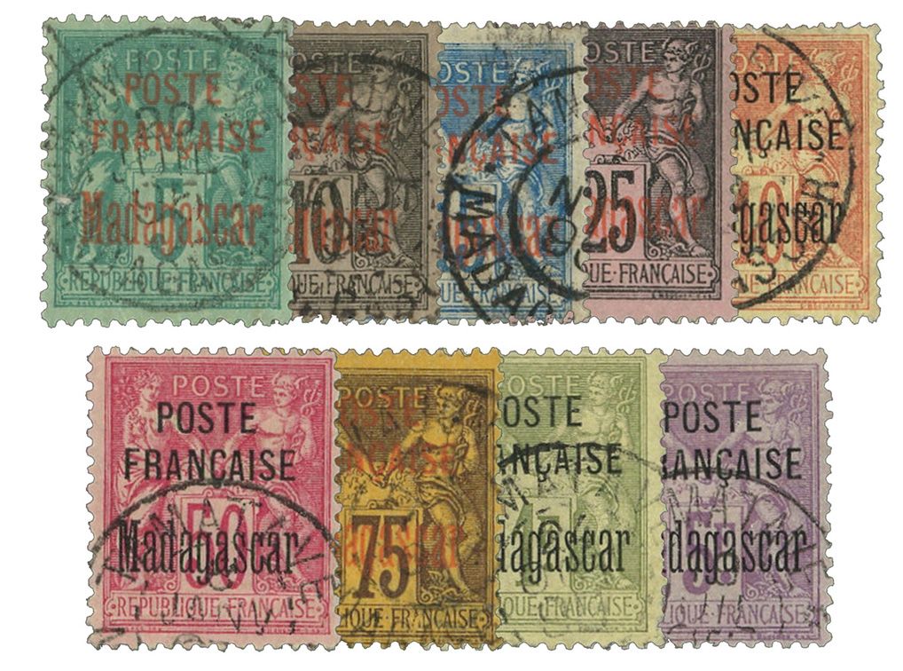 Madagascar : n° 14/22 obl.
