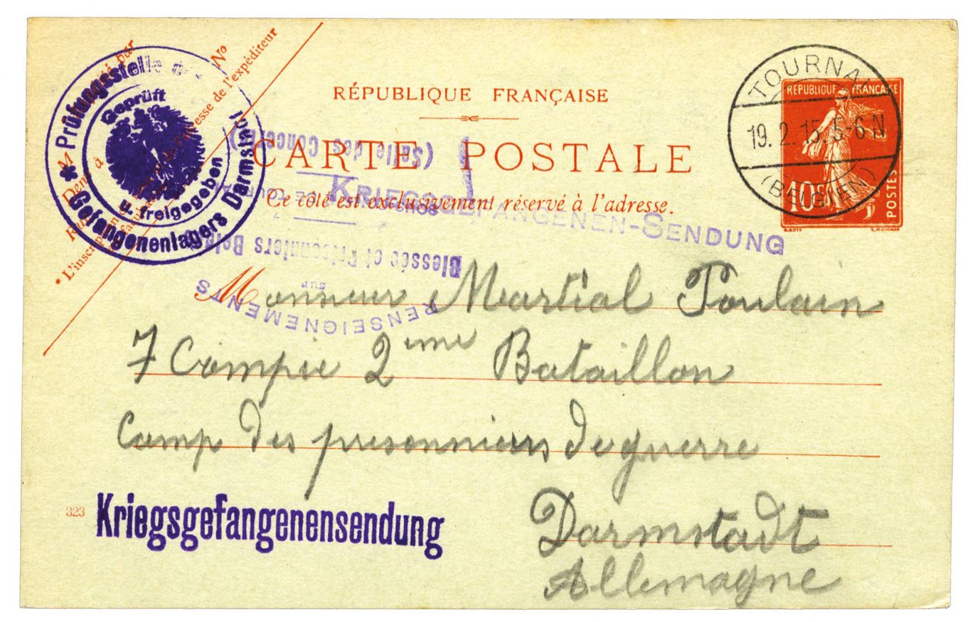 France : Entier Postal 10 c. Semeuse rouge