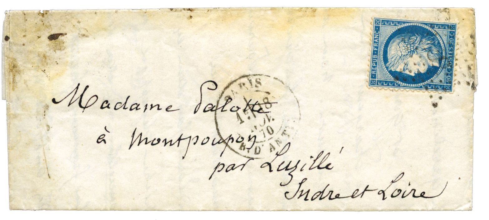France : Ballon Monté L´Archimède n° 37 obl.