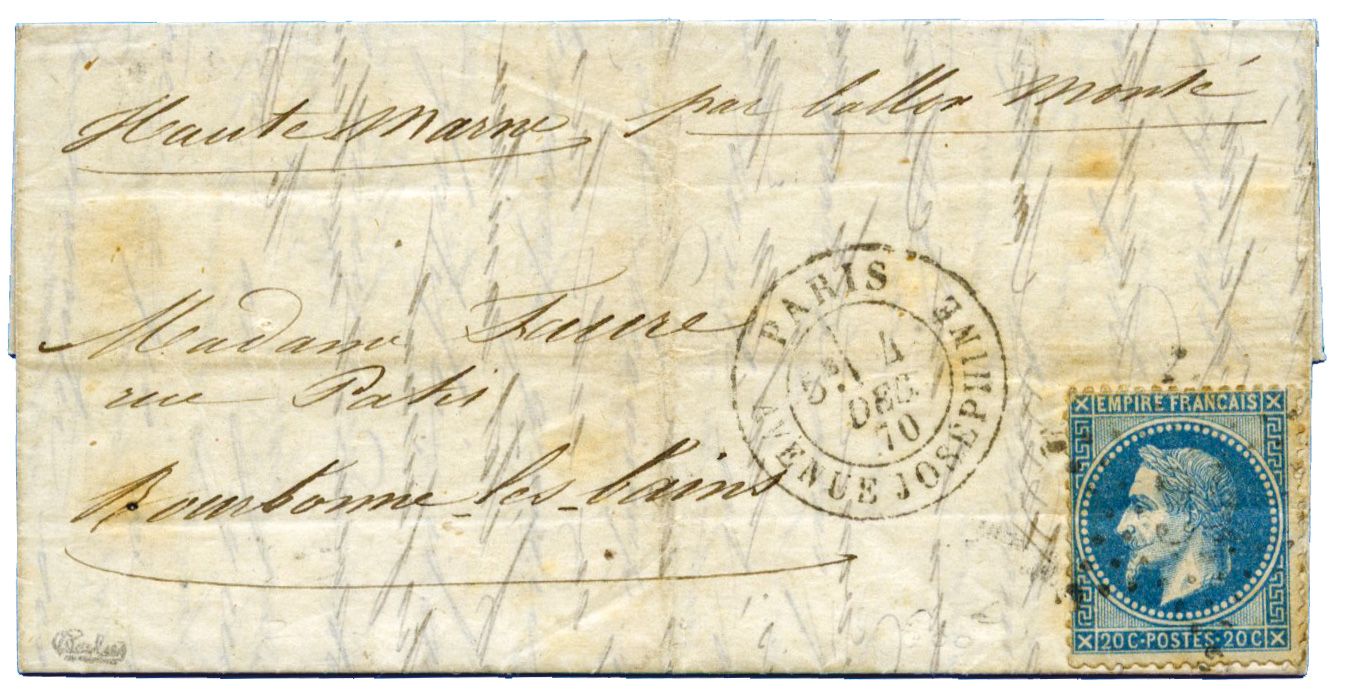 France : Ballon Monté Le Denis Papin n° 29 obl.