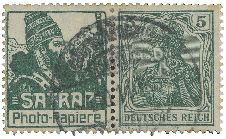Allemagne : Timbres de carnets Michel n° R8 obl. Allemagne : Timbres de carnets Michel n° R8 obl.