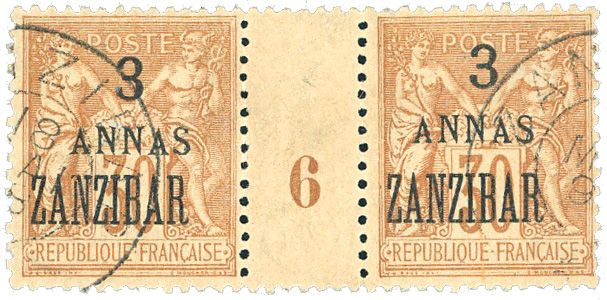 Zanzibar : n° 25 obl.