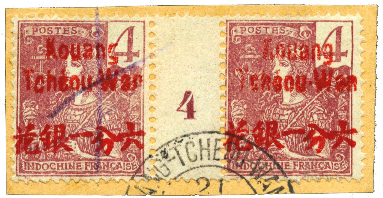 Kouang-Tchéou : n° 3 obl.