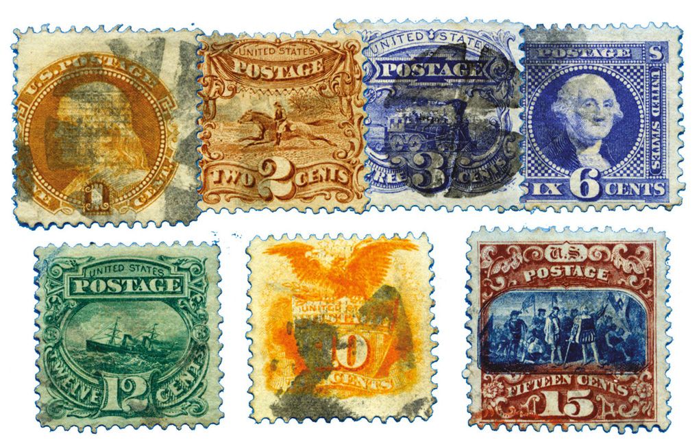 États-Unis : n° 29/35 obl.