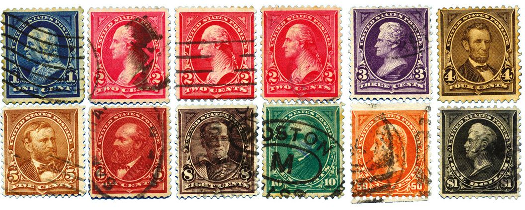 États-Unis : n° 97/107 obl. (sauf n° 105)