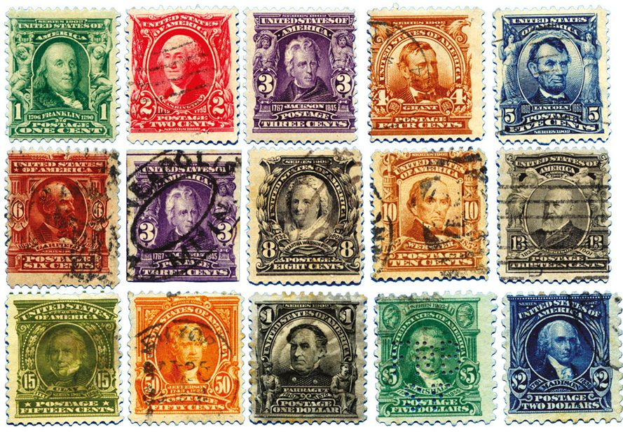 États-Unis : n° 144/157 obl.
