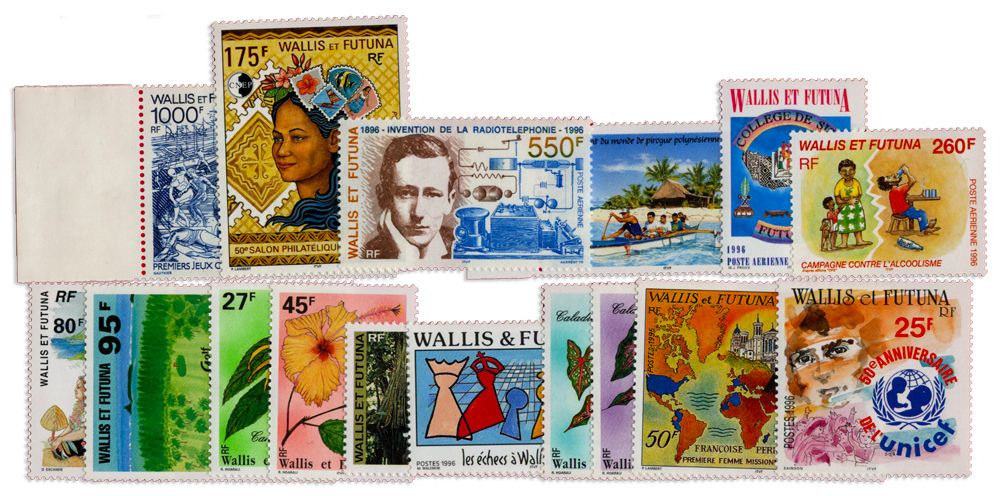 WALLIS ET FUTUNA : Année complète 1996.