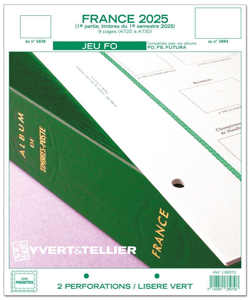 FRANCE FO : 2025 - 1ER SEMESTRE (JEUX SANS POCHETTES)