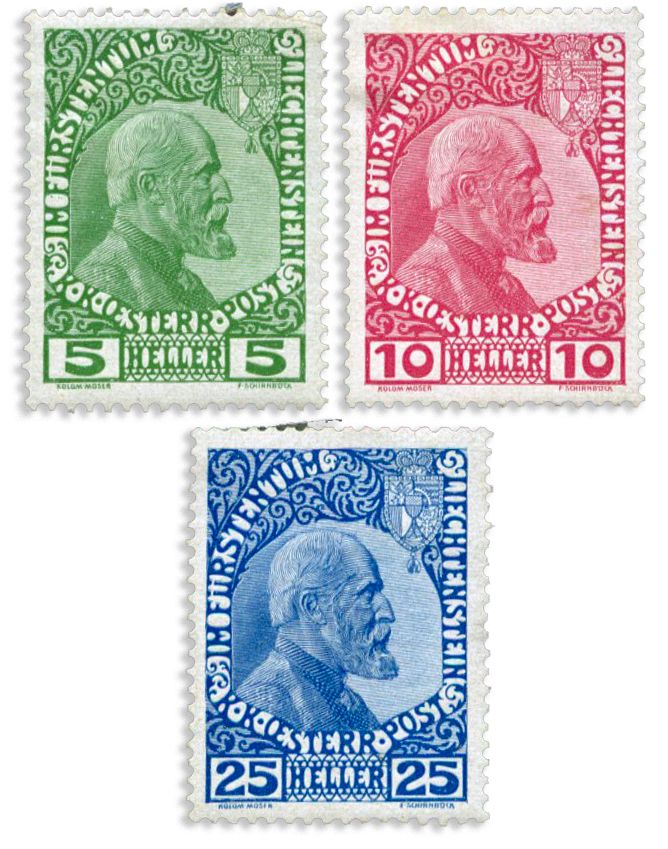 n° 1/3* - Timbre LIECHTENSTEIN Poste