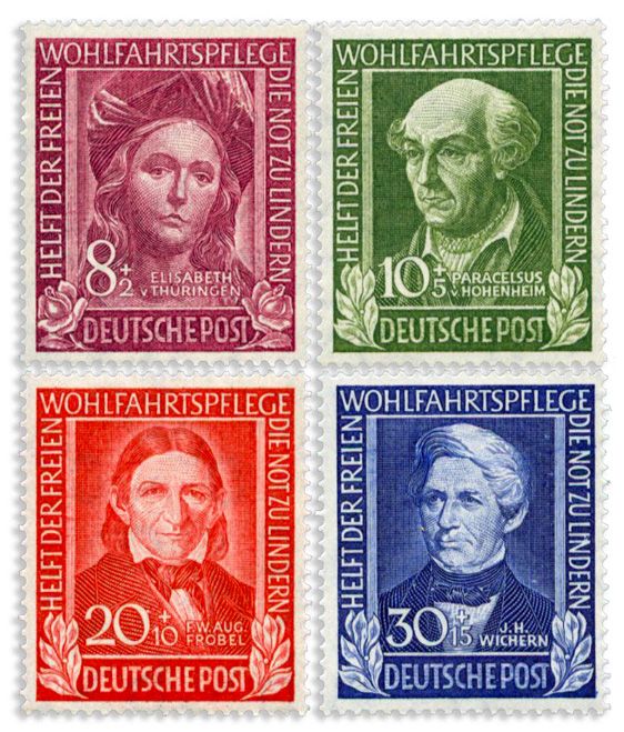 n° 3/6** - Timbre ALLEMAGNE FEDERALE Poste