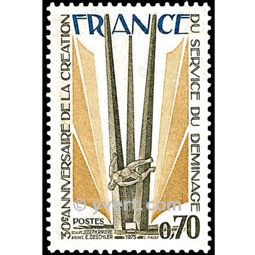 n.o 1854 -  Sello Francia Correos