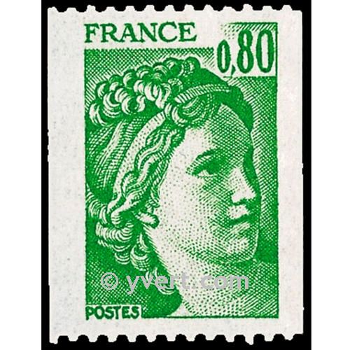 n.o 1980 -  Sello Francia Correos