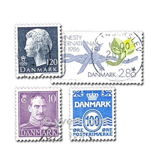 DENMARK: envelope of 200 stamps