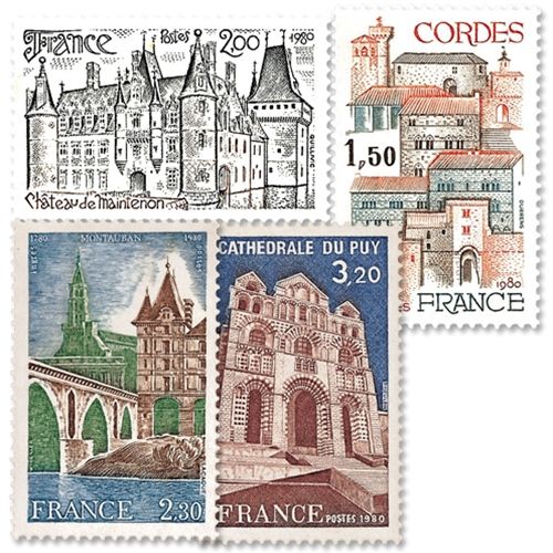 n.o 2081 / 2084 -  Sello Francia Correos