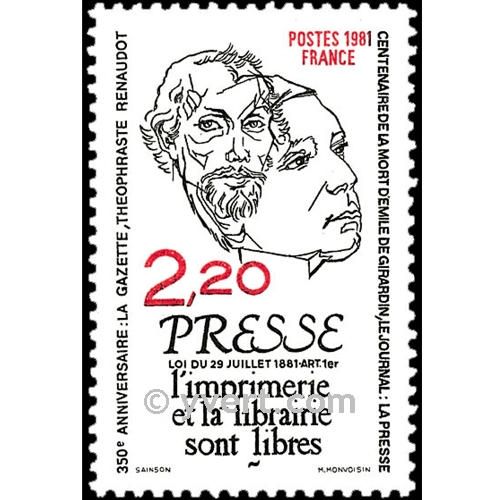 n° 2143 -  Timbre France Poste