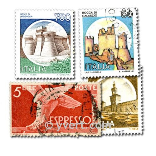 ITALY: envelope of 200 stamps