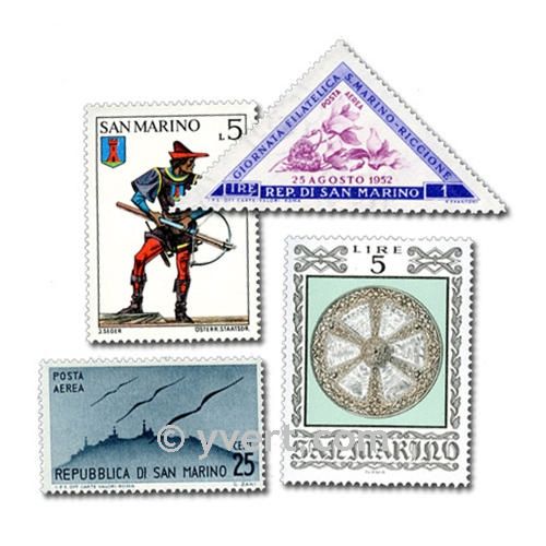 SAN MARINO: envelope of 50 stamps