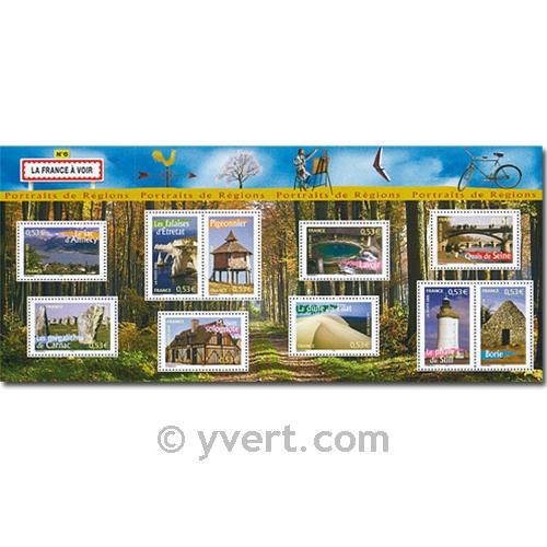 n° 3814/3823 -  Timbre France Poste (BF 89)