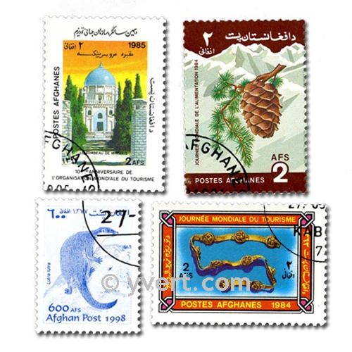 AFGHANISTAN: envelope of 100 stamps